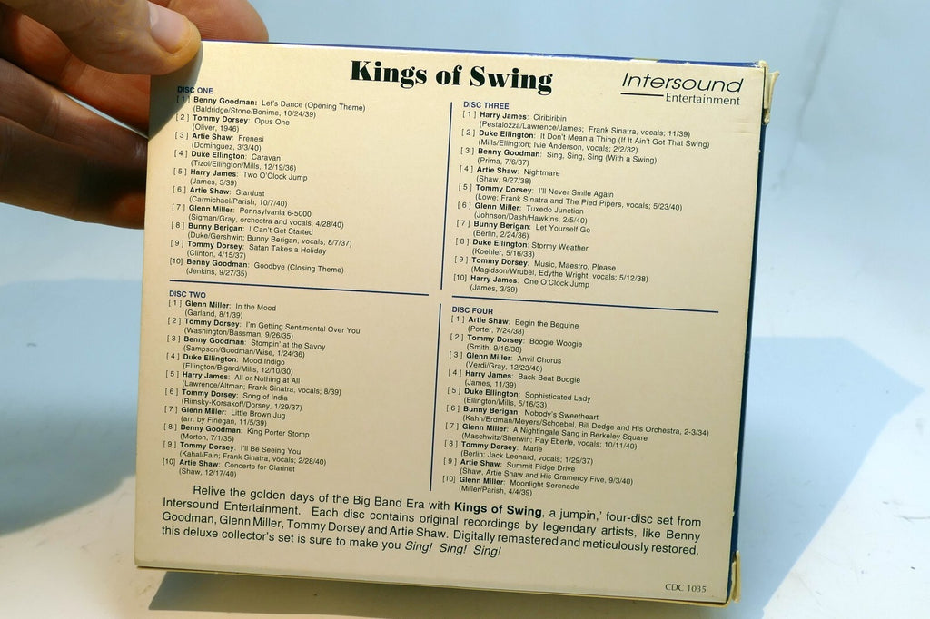 Kings of Swing Intersound Box by Various Artists (CD, 1994, 4 Disc Set) CDC 1035