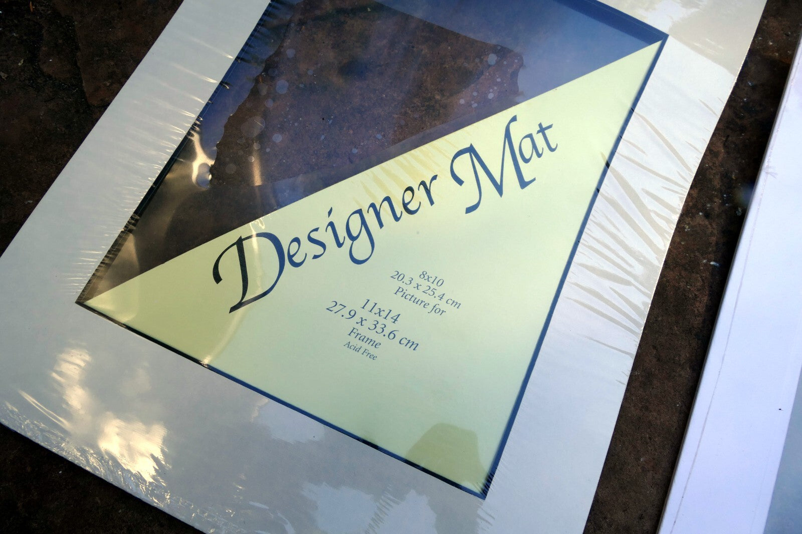 Designer mat gallery quality hand cut beveled edge mat 11x14" frame 2 pack 8x10