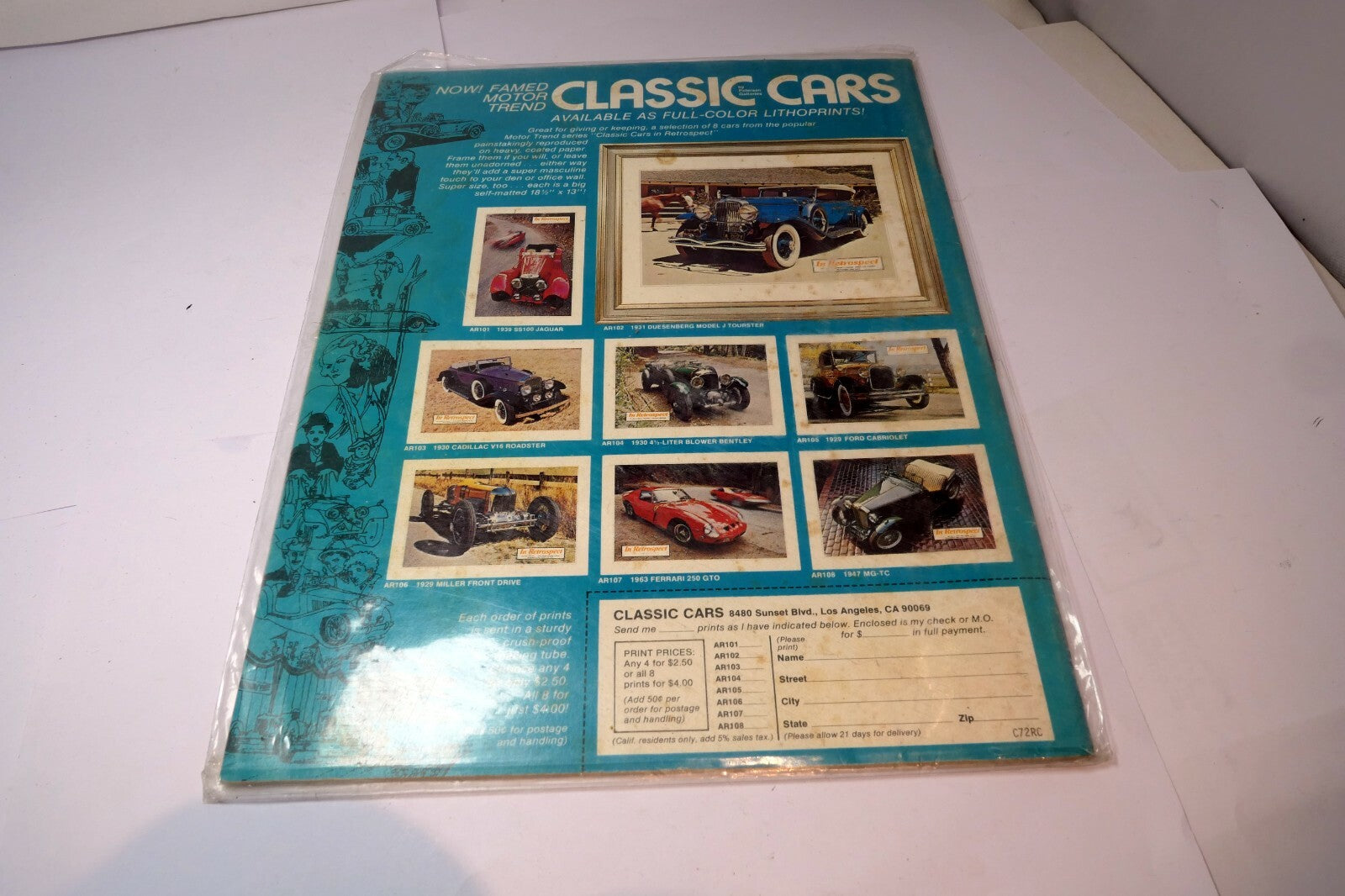 Rod & Custom Magazine December 1972 Vintage Tin Issue Stripping painting Glassin