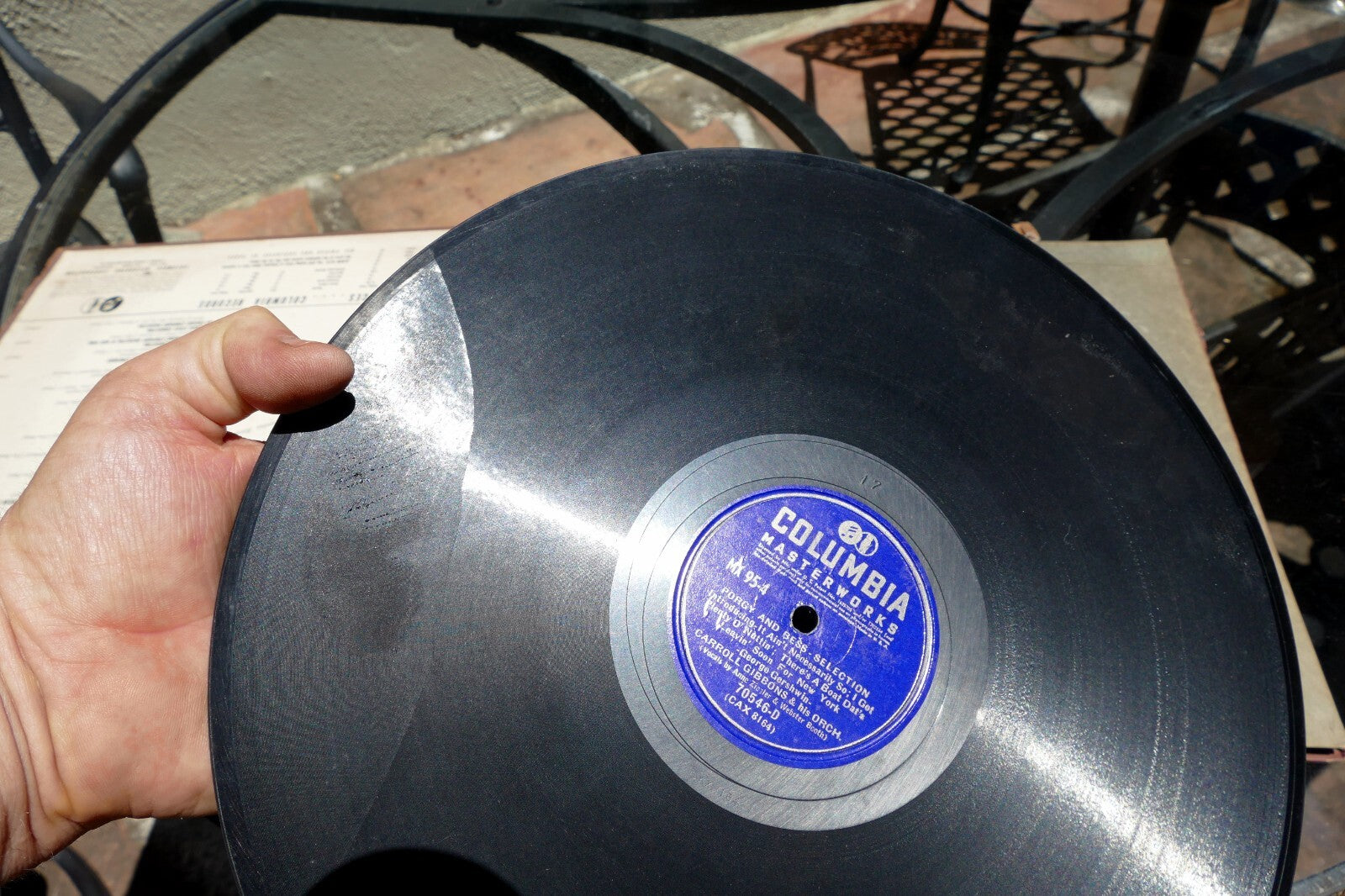 Columbia Gershwin King of Rhythm Porgy and Bess MX 95-1 95-4 (missing 95-2 95-3)