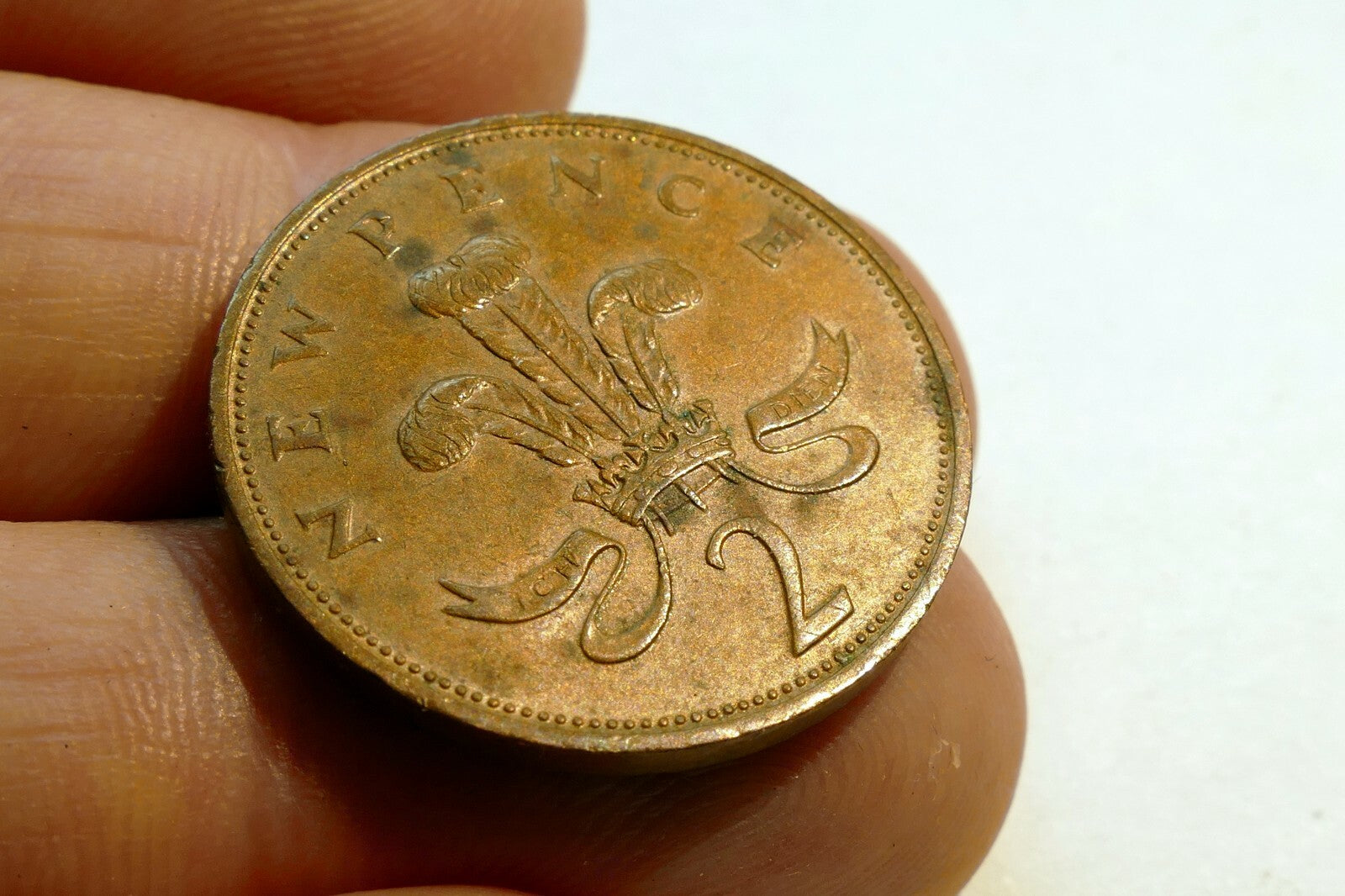 New 2 Pence Coin Elizabeth II 1975 GREAT BRITAIN Two PENCE UK