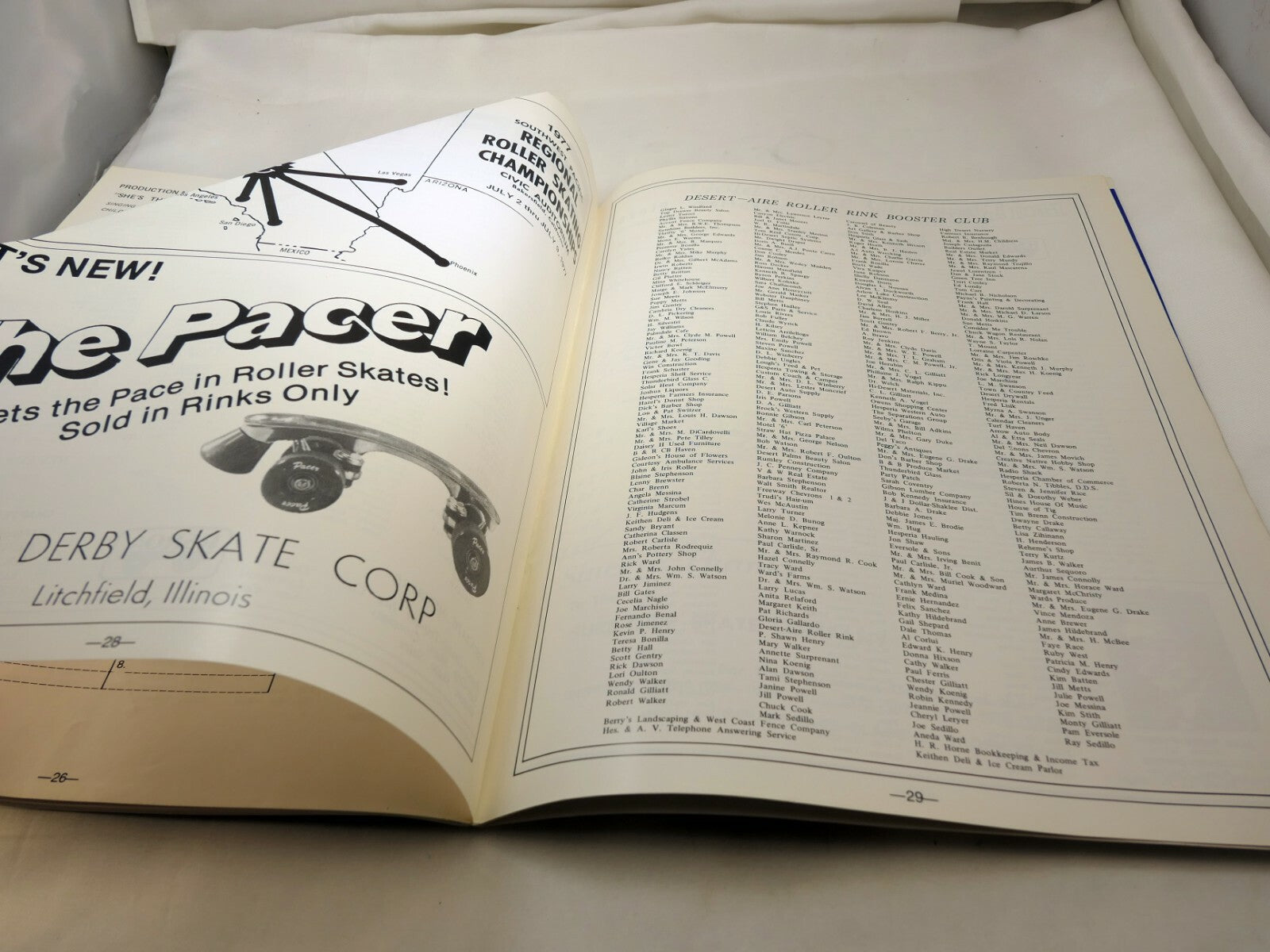 Gold Skate Classic 12th 1977 Program competition  BOOK BROCHURE