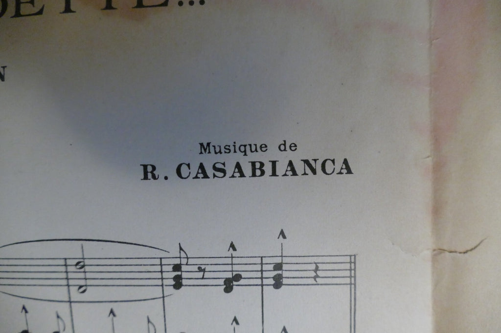 C'est Moi La Vedette 1932 by R. Casablanca and others from "Bouillabasse" film