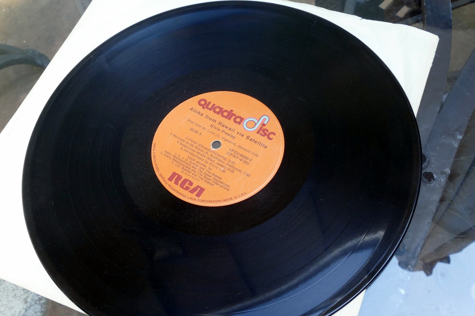 Elvis presley vinyl lp aloha from hawaii via satellite rca victor m  quad