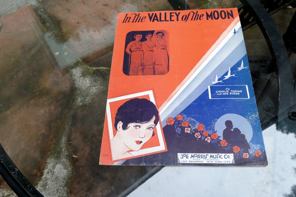 In the Valley of the Moon Sheet Music Ben Cutler 1932 New York Broadway
