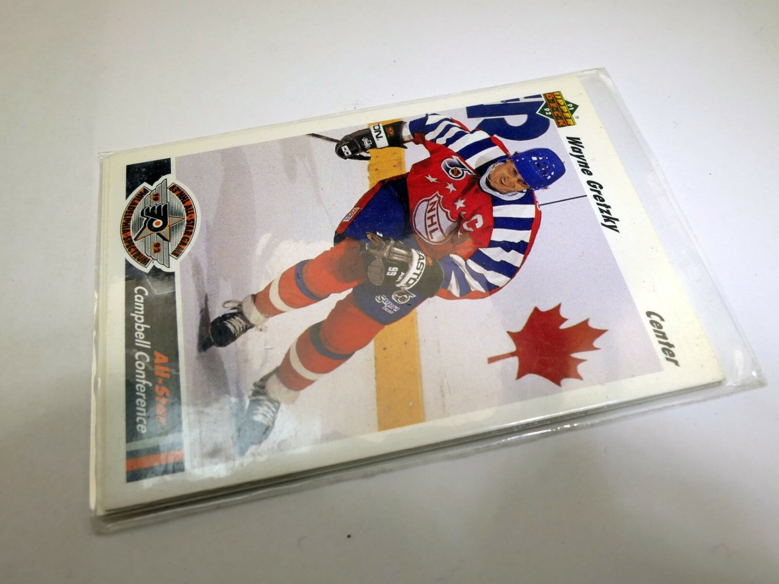 1991 Upper Deck All Star Card # 621 Wayne Gretzky Campbell Conference Center