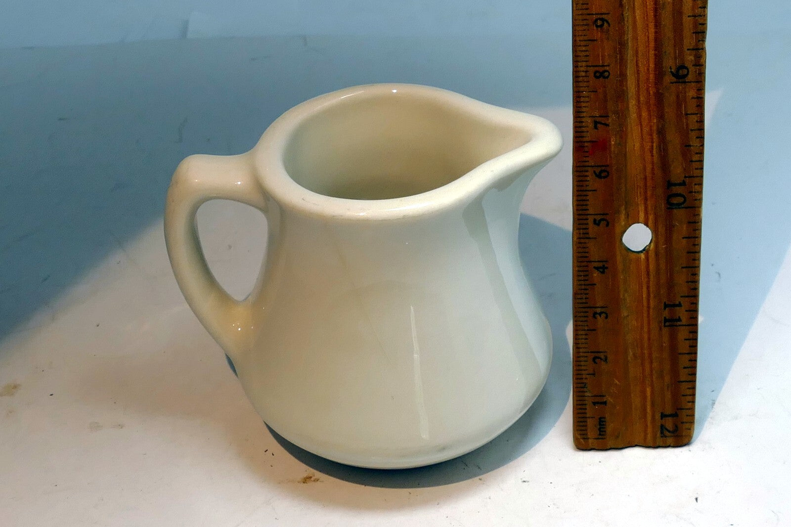 Bailey Walker Vitrified China Pottery Water Milk Pitcher   Bedford Oh small 3"