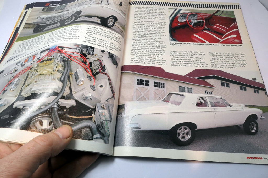 MOPAR Muscle Magazine January 2008 In-Your-Face Duster, '58 Dual Chia, A/FX