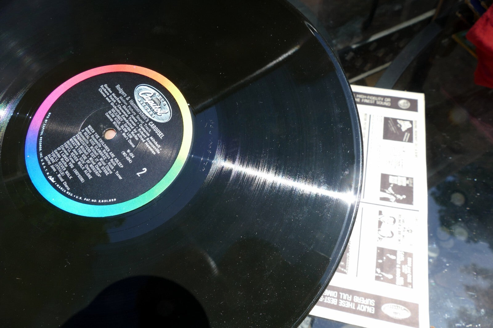 Rodgers and Hammerstein's Carousel Soundtrack Vintage Vinyl  1956 Record LP W694