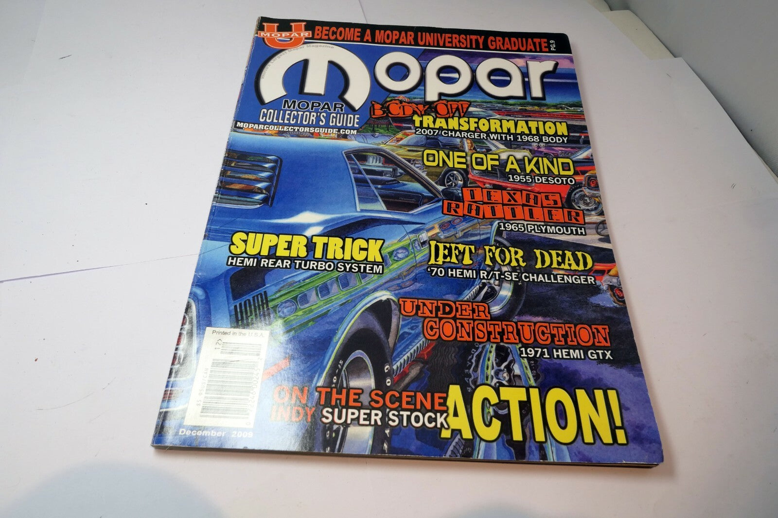 MOPAR Collector's Guide Magazine December 2009 "70 HEMI R/T SE  Challenger