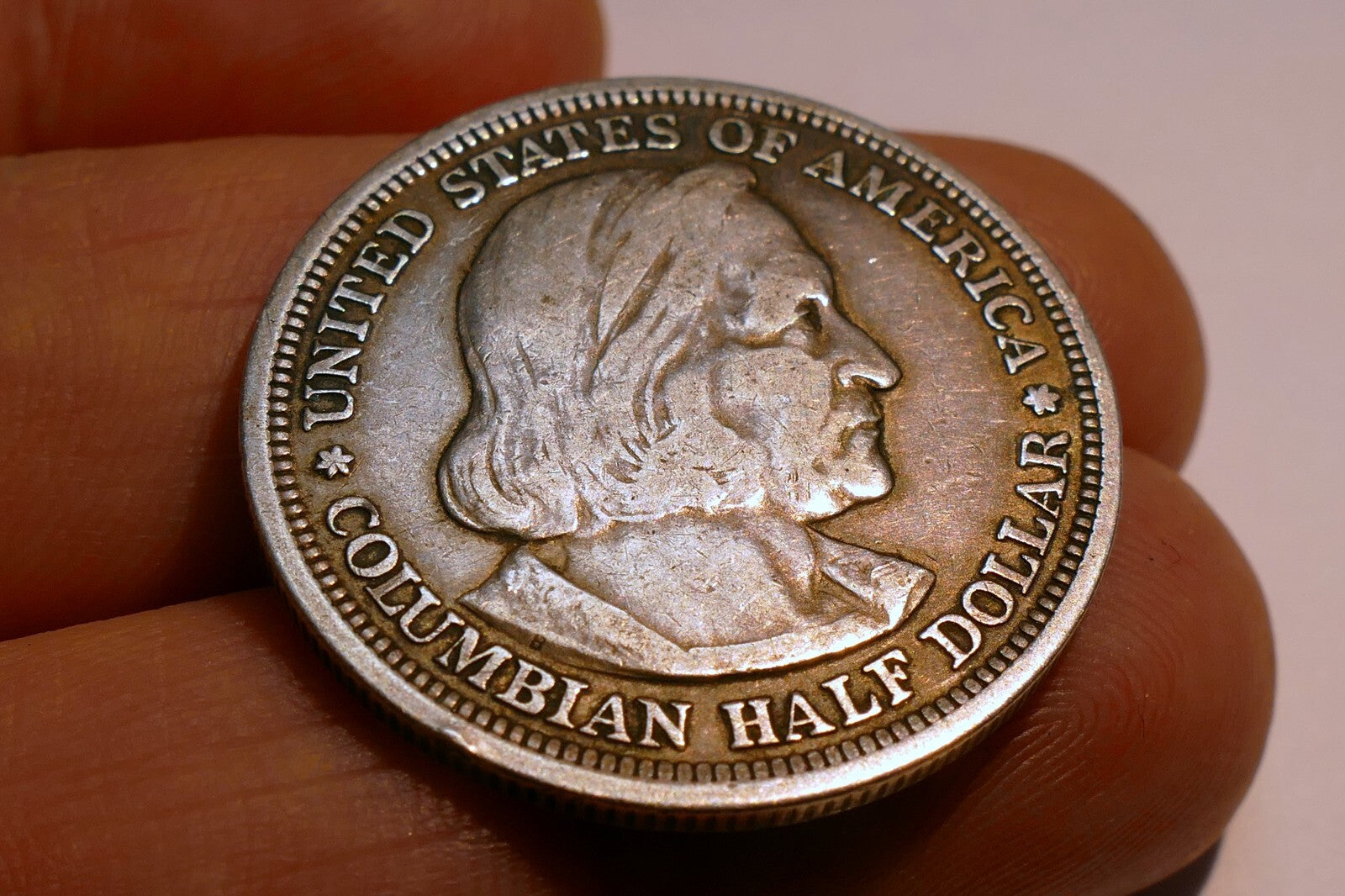 1893 Columbian Expo Half US Dollar   90% Silver  Coin