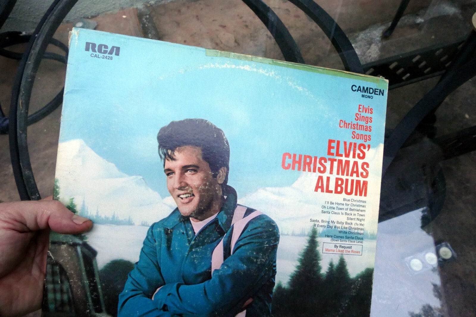 1970 Elvis Presley Elvis' Christmas Album RCA CAL-2428 - ALBUM ART COVER ONLY