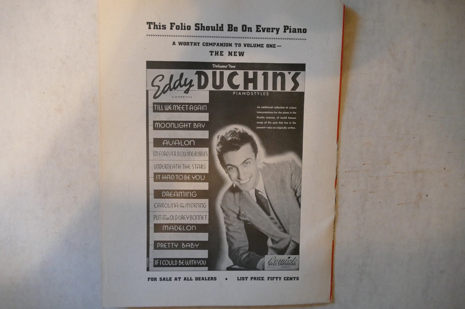 You're An Education, 1938, by Al Dubin and Harry Warren, Remick Music Corp.
