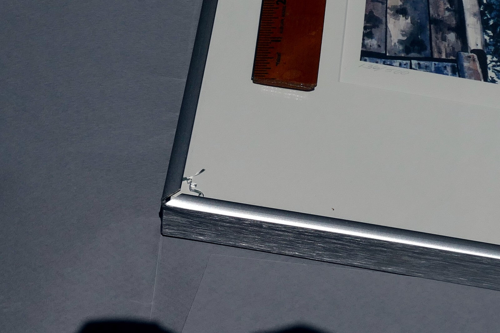 C. Gerrish Art Print 14X20"  Framed  w/ glass boats port harbor limited edition