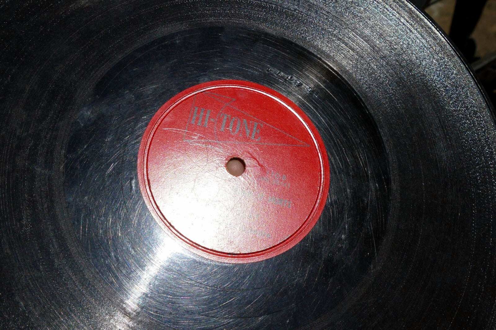 Jeffrey Clay 78rpm Single 10" Hi-Tone Records lade Spain I love you 1949