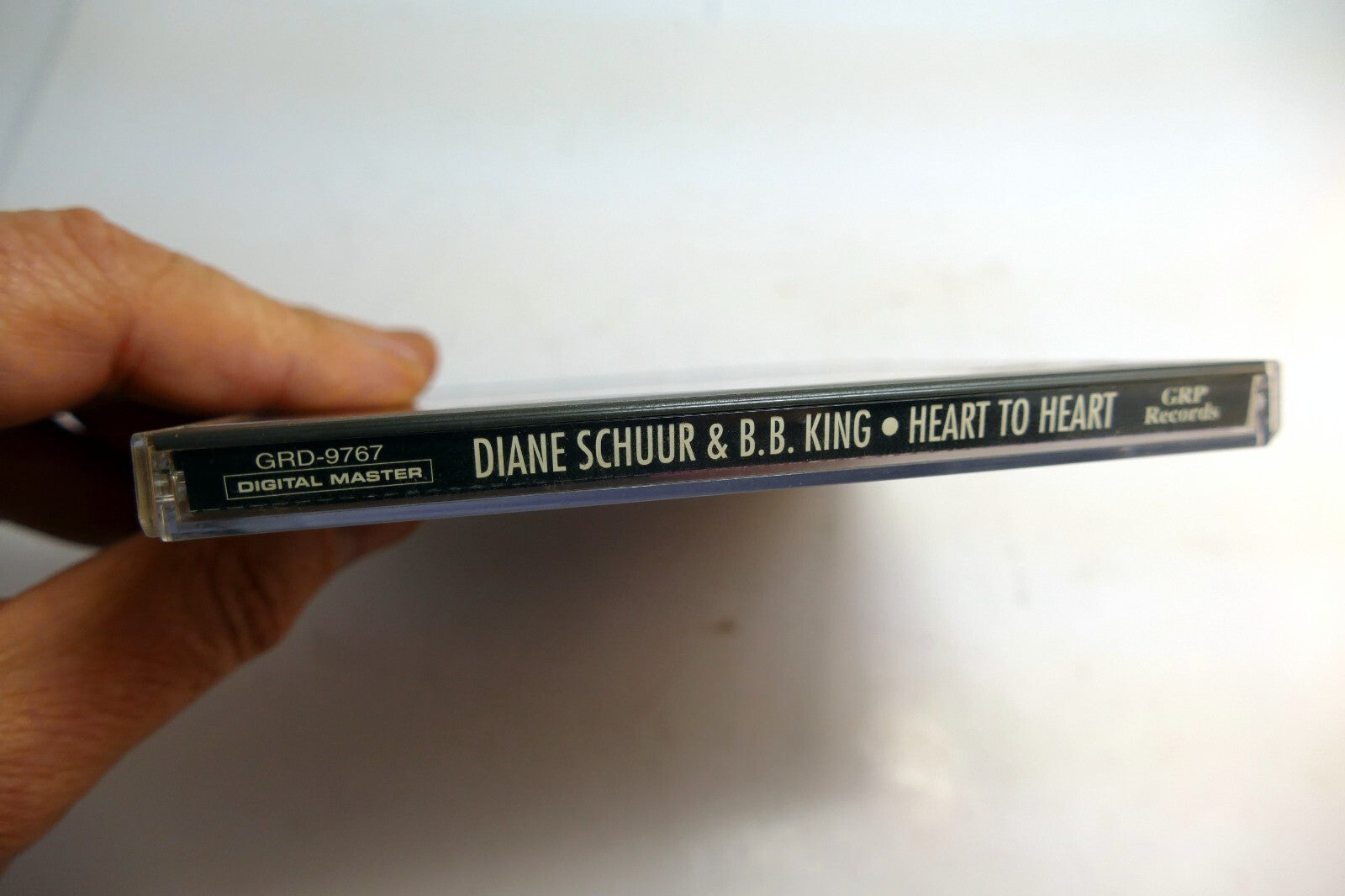 Cover art only Diane Schuur Heart to Heart BB King GRD-9767 -  (NO CD included)