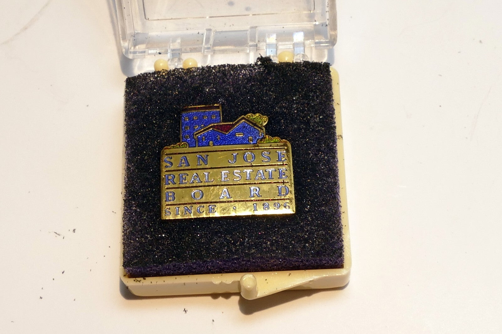 San Jose California USA Real Estate Board pin badge Realtor