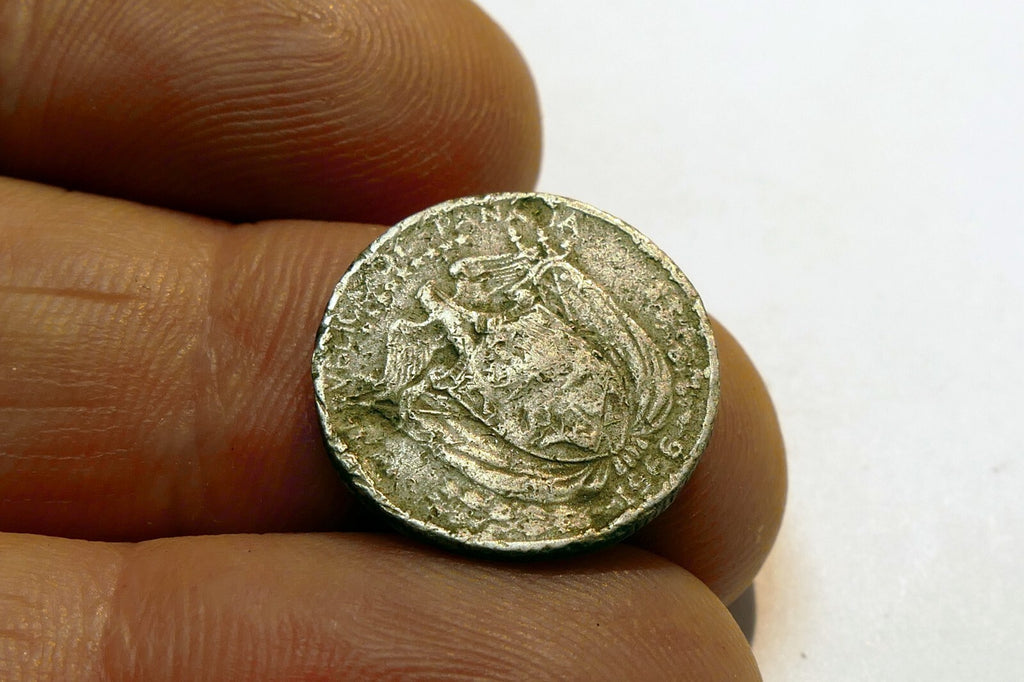 1966 Silver Panama 1/10  Balboa Armored Balboa Coin - poor condition