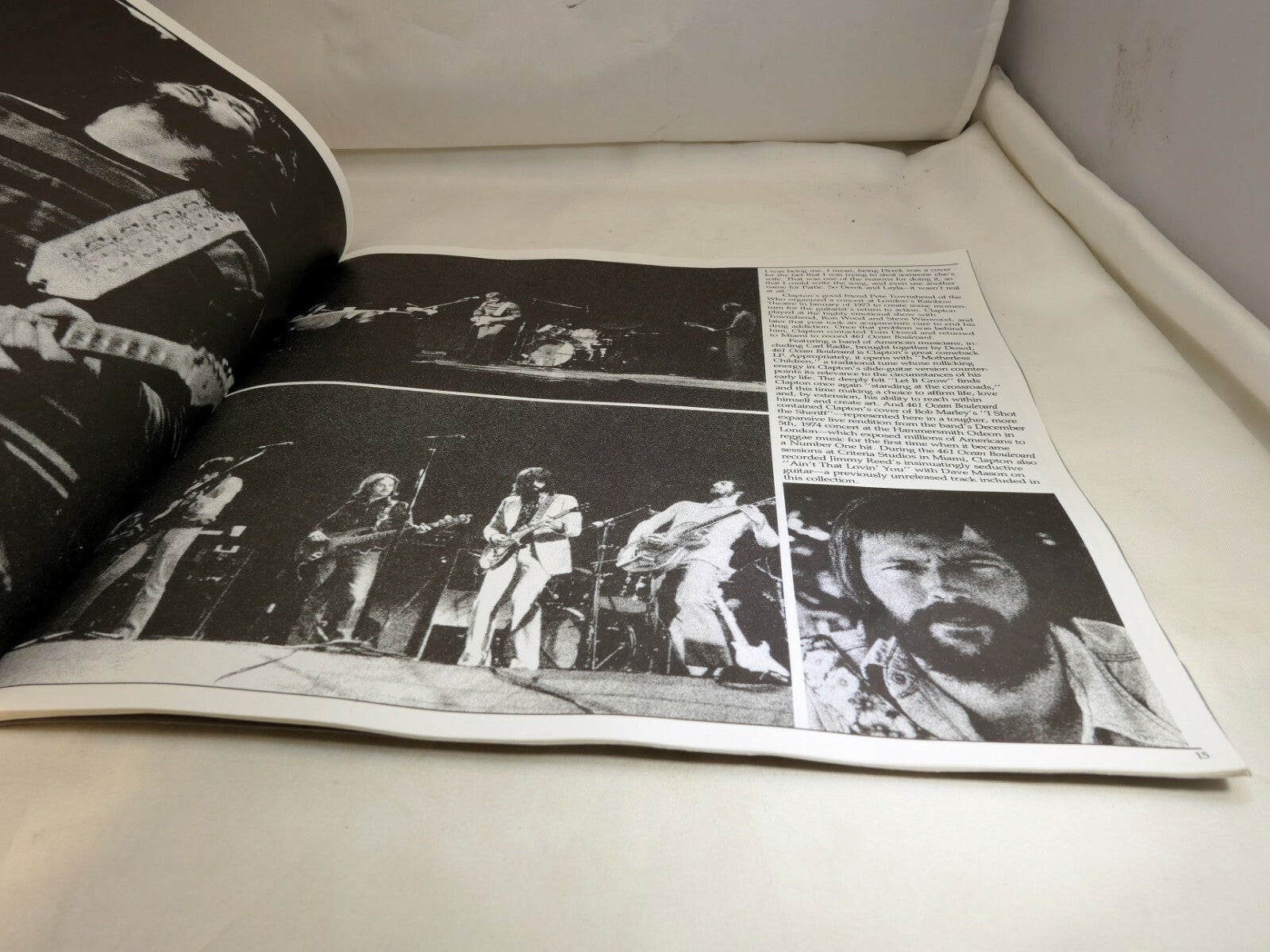 Eric Clapton crossroads 1988 book insert Polydor STDLCPTON K1