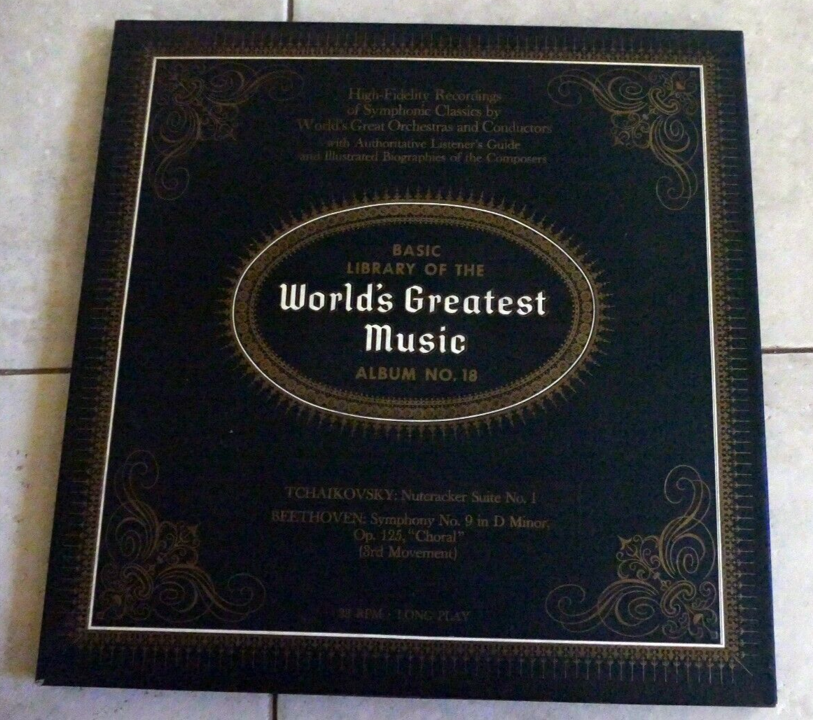 Basic library world's greatest music 1958 vinyl lp tchaikovsky beethoven album no 18