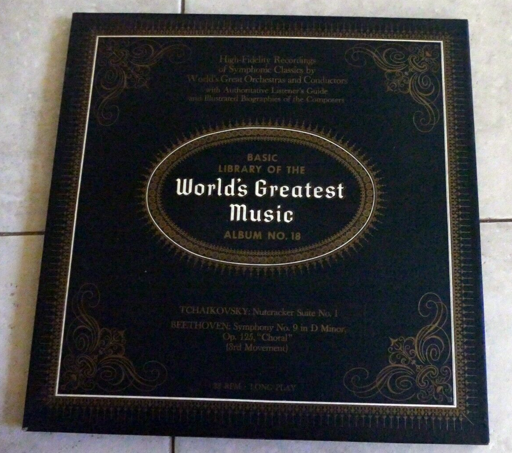 Basic library world's greatest music 1958 vinyl lp tchaikovsky beethoven album no 18