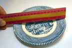 Vintage Currier and Ives Blue by Royal China Harvest Bread Butter Plate 6" one