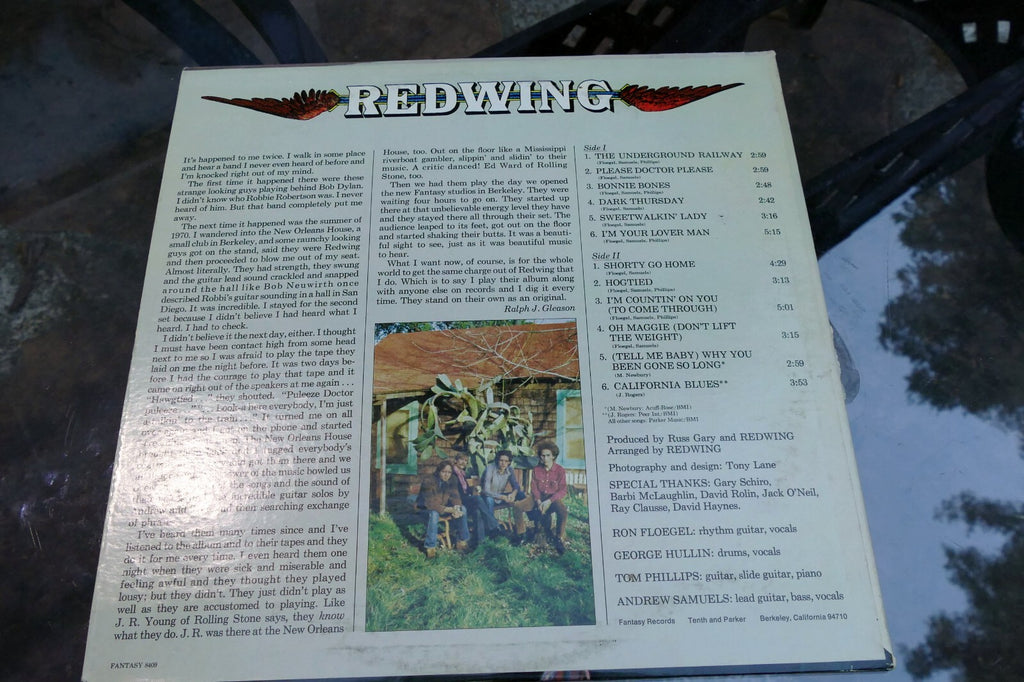 REDWING Hard Folk Psych Vocal Album-FANTASY 8409 VG 1973 Warner Bros. Records LP