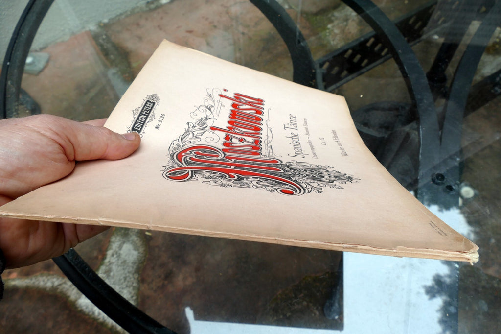 Moritz Moszkowski Soanische Tanze Sheet music Klavier 4 Handen 2125 Piano 1925