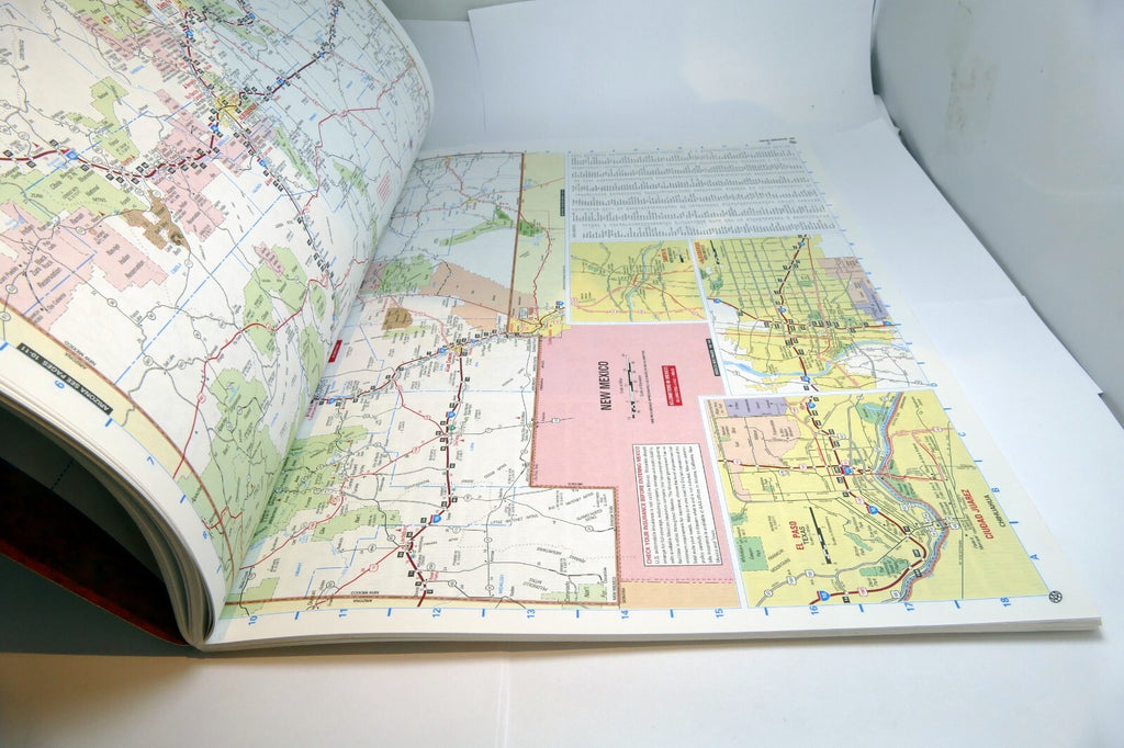 AAA North America Road Atlas 1997 United States Canada Large Map 150 pages