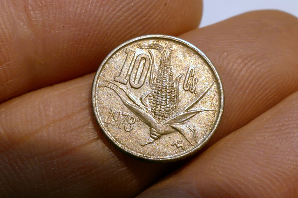 1978 Mexico 10 Centavos Coin