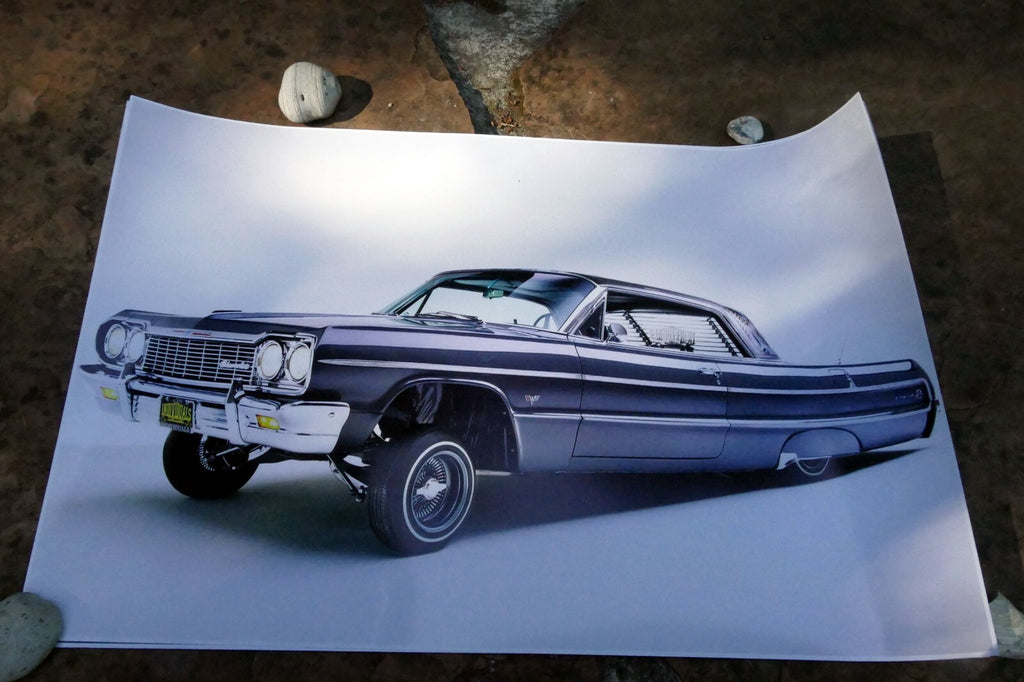Chevrolet Hot Rod Lowrider Photo Poster Auto Car large 20X30" vintage