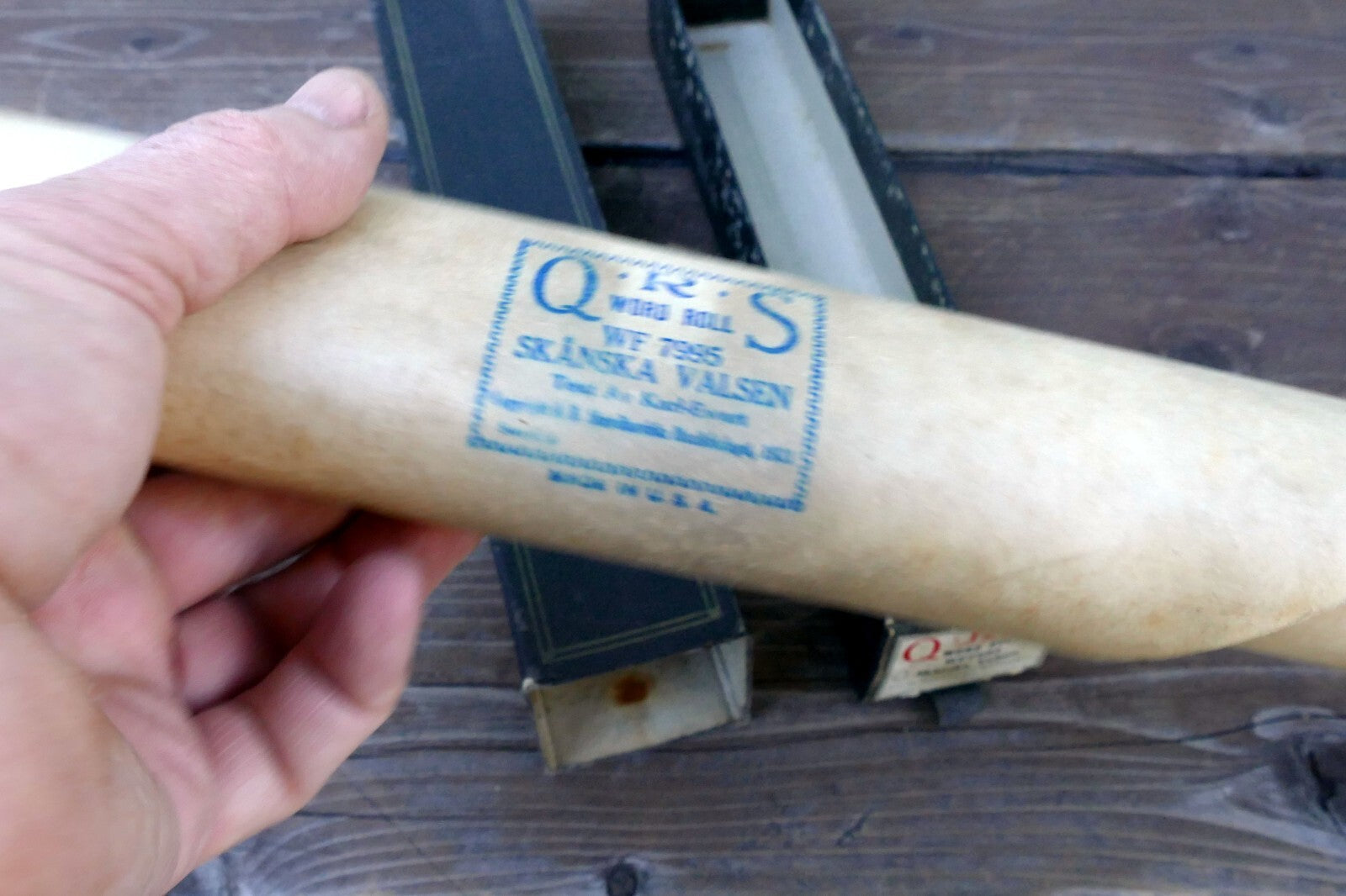 QRS Word Piano Roll WF7995 Skanska Valsen Karl-Ewert-Keller Christenson