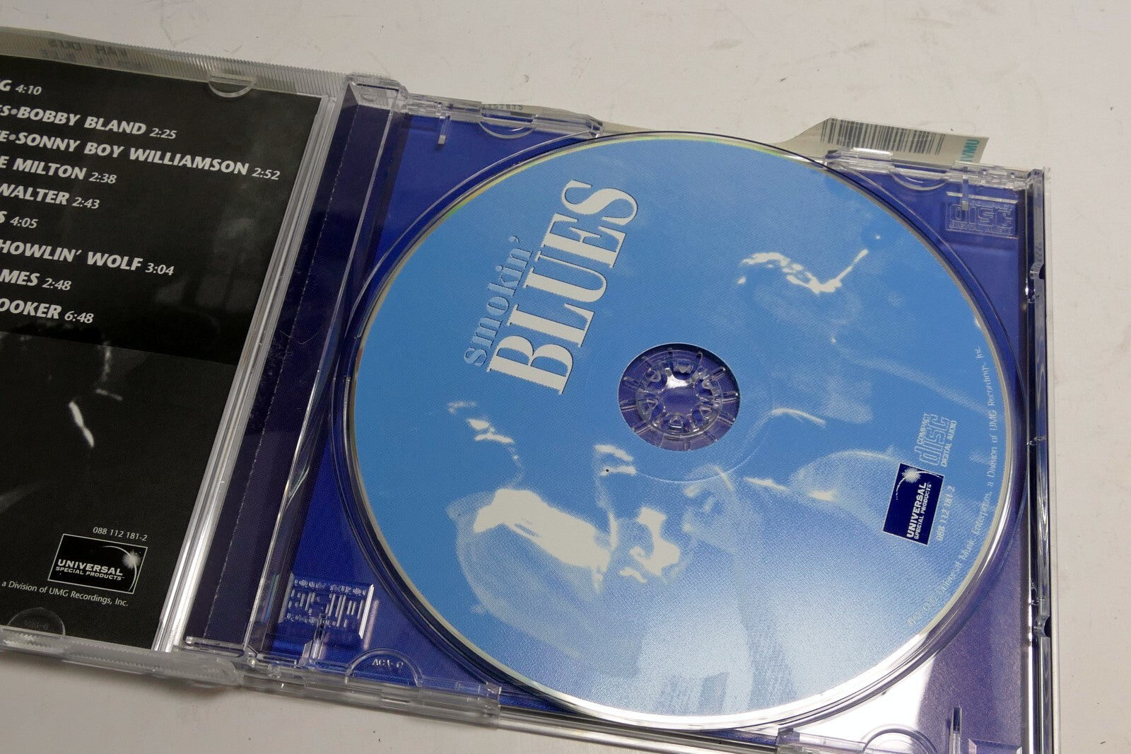 SMOKIN BLUES - COMPILATION MUSIC CD, 9 TRACKS B.B. KING ETTA JAMES JOHN HOOKER+ 
