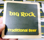 Big rock brewery alberta canada bar coaster beer lot 15