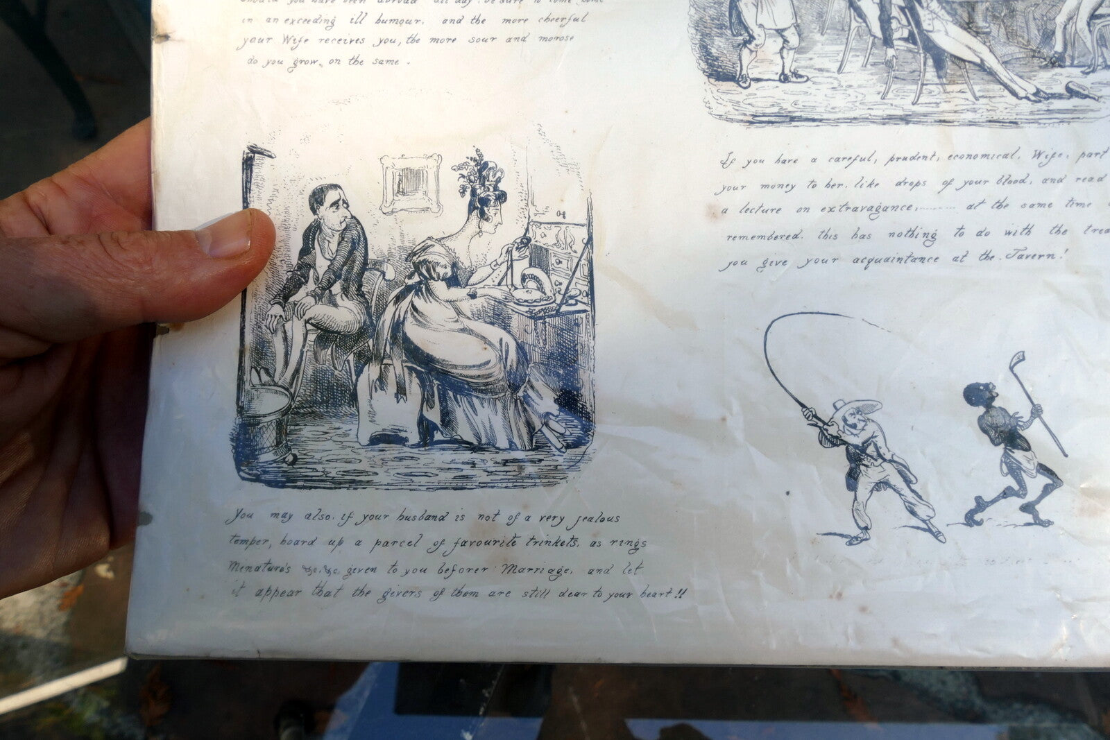 The ART of TORMENTING No 2 HENRY HEATH CARICATURE PRINT  1840 Victorian