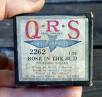 Qrs word roll blue bird ballads 2262 rose in the bud
