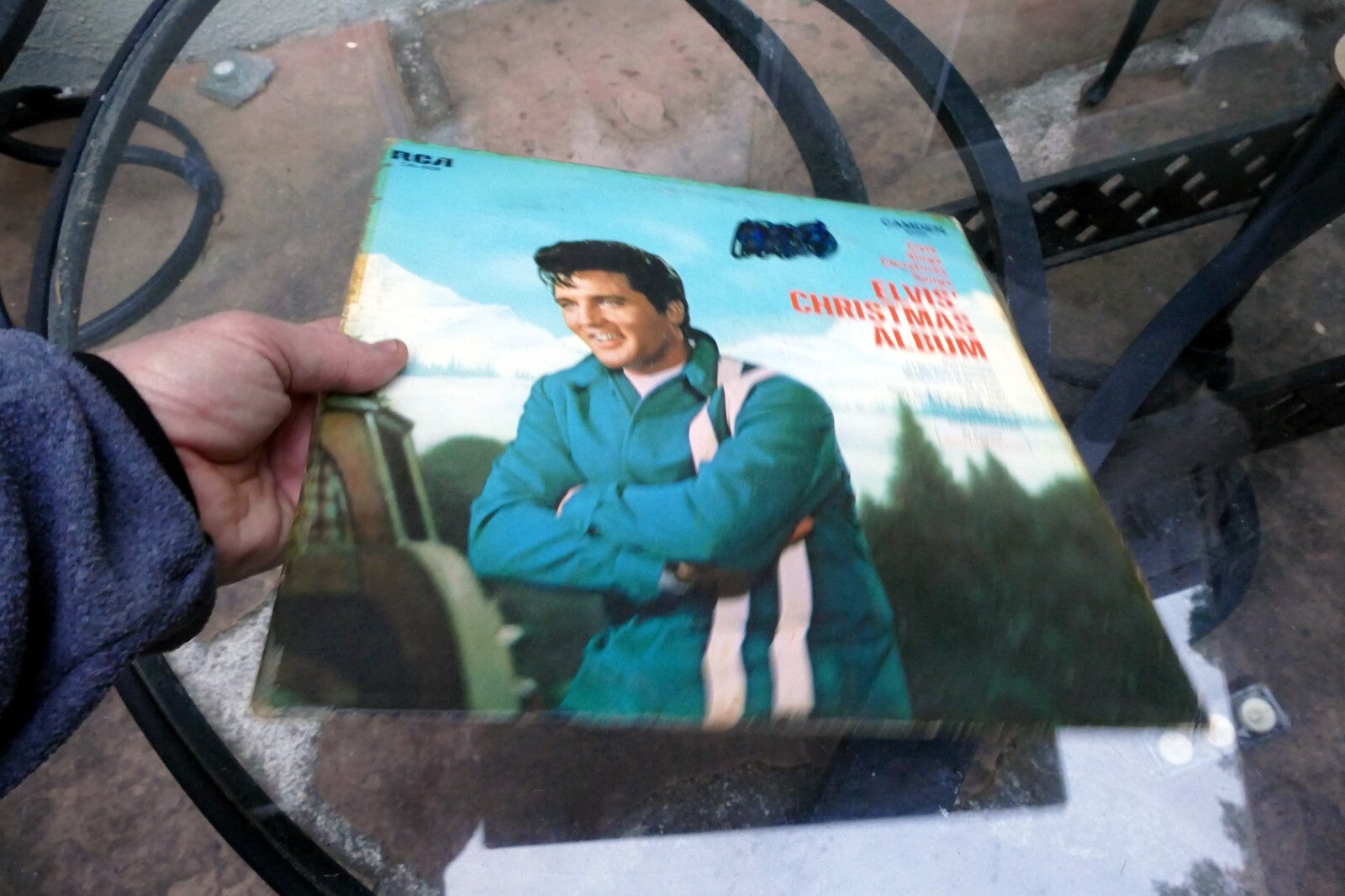 1970 Elvis Presley MONO Christmas Album RCA CAL-2428 - ALBUM ART COVER ONLY