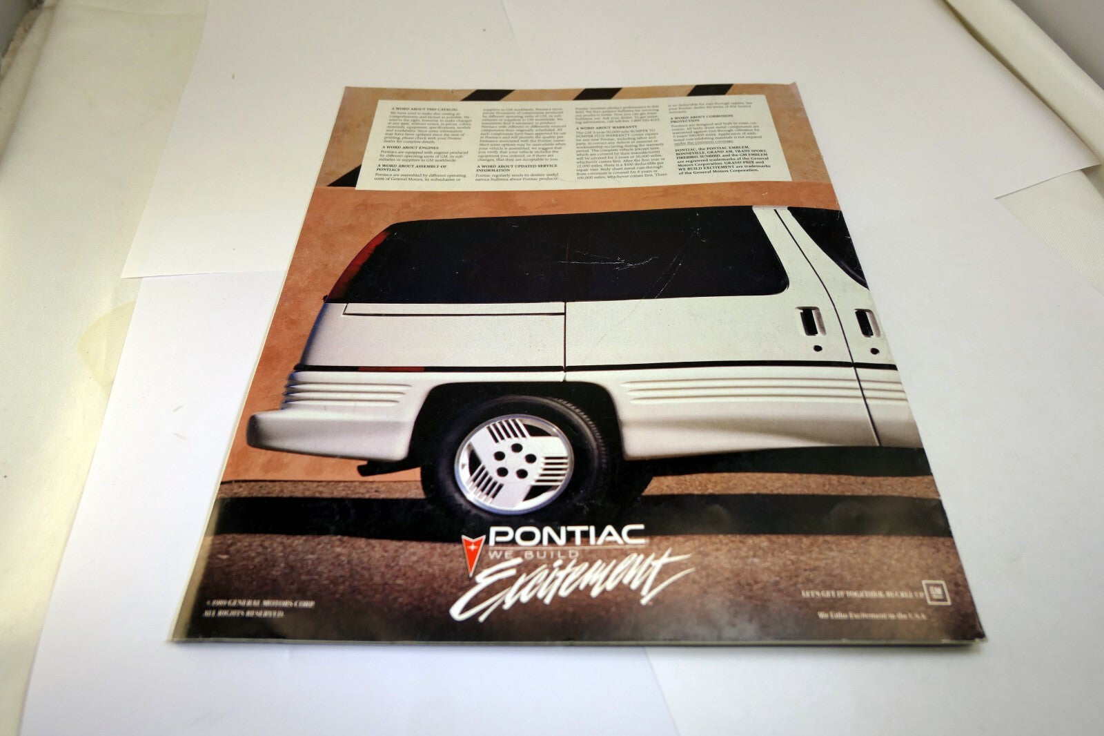 Pontiac 1990 Advertisement Ad dealership Sales Brochure Car Grand Am Lemans 6000