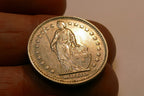 1968 Switzerland 1 Franc Copper-Nickel Coin