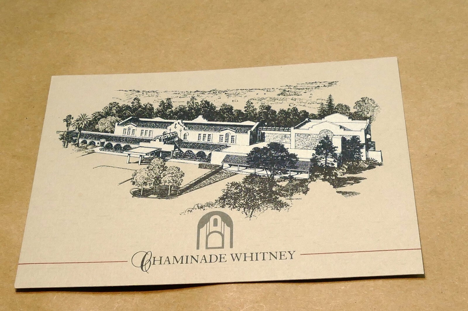 Chaminade Whitney Resort & Spa  Postcard - unposted Santa Cruz California USA