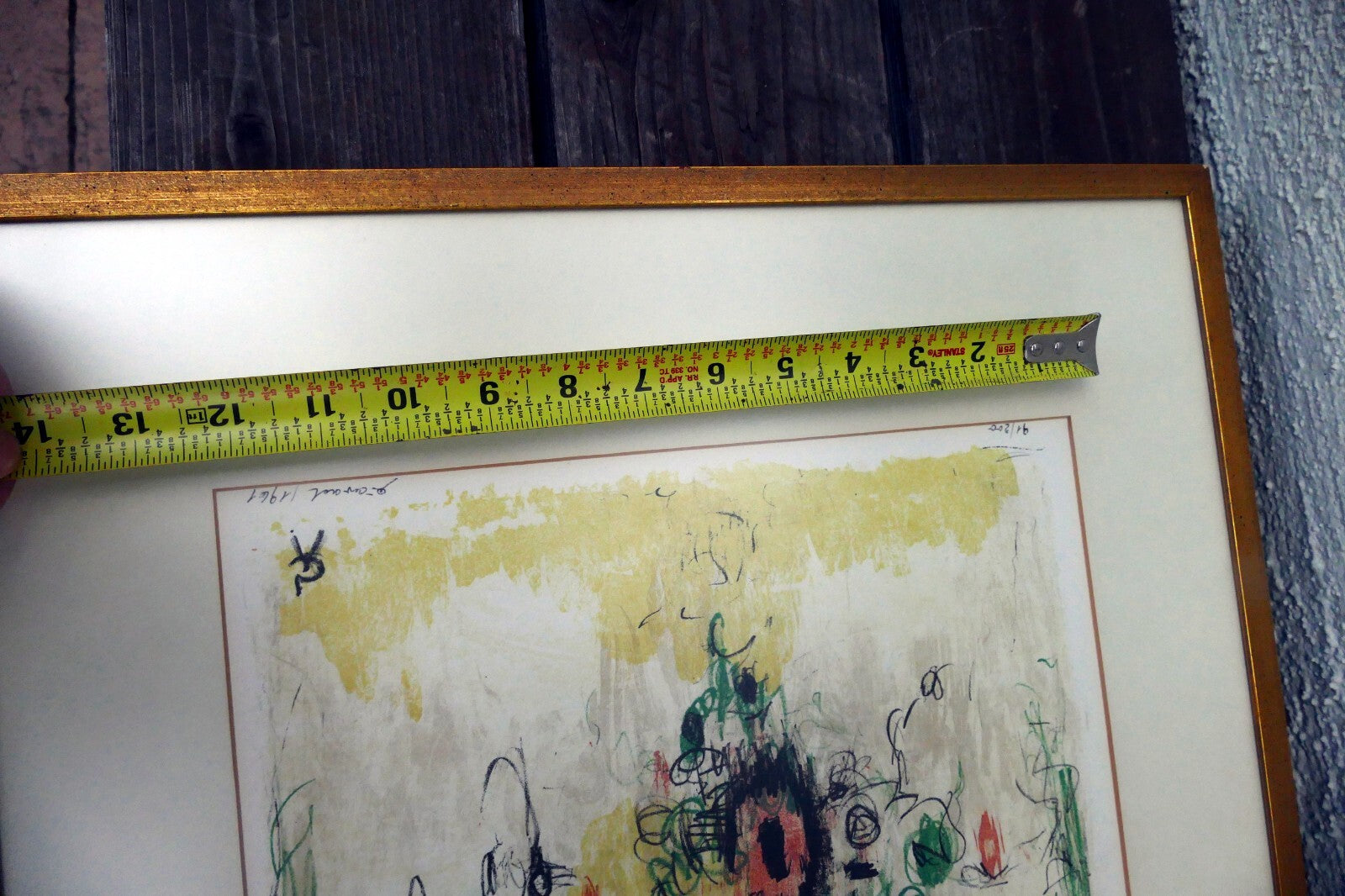 Rolf Cavael Lithograph Print Framed 91/200 Plate signed Limited numbered