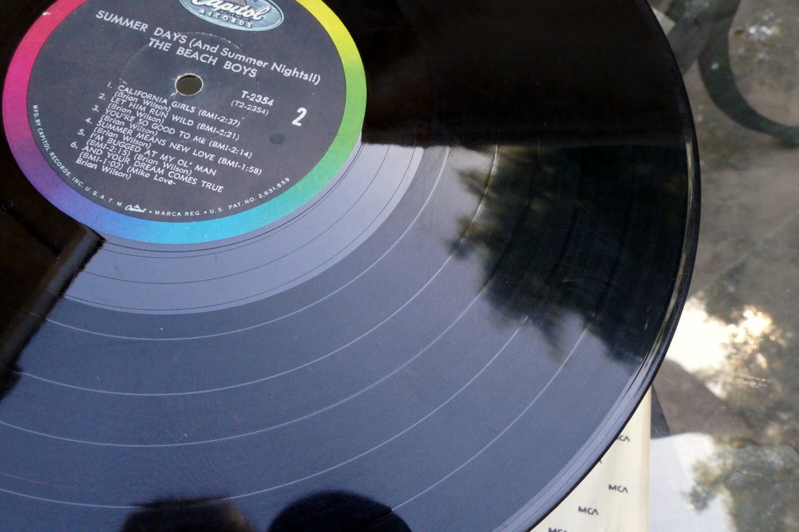 Beach Boys Summer Days LP (1965) Vinyl Record Album 12” T-2354 (missing cover)