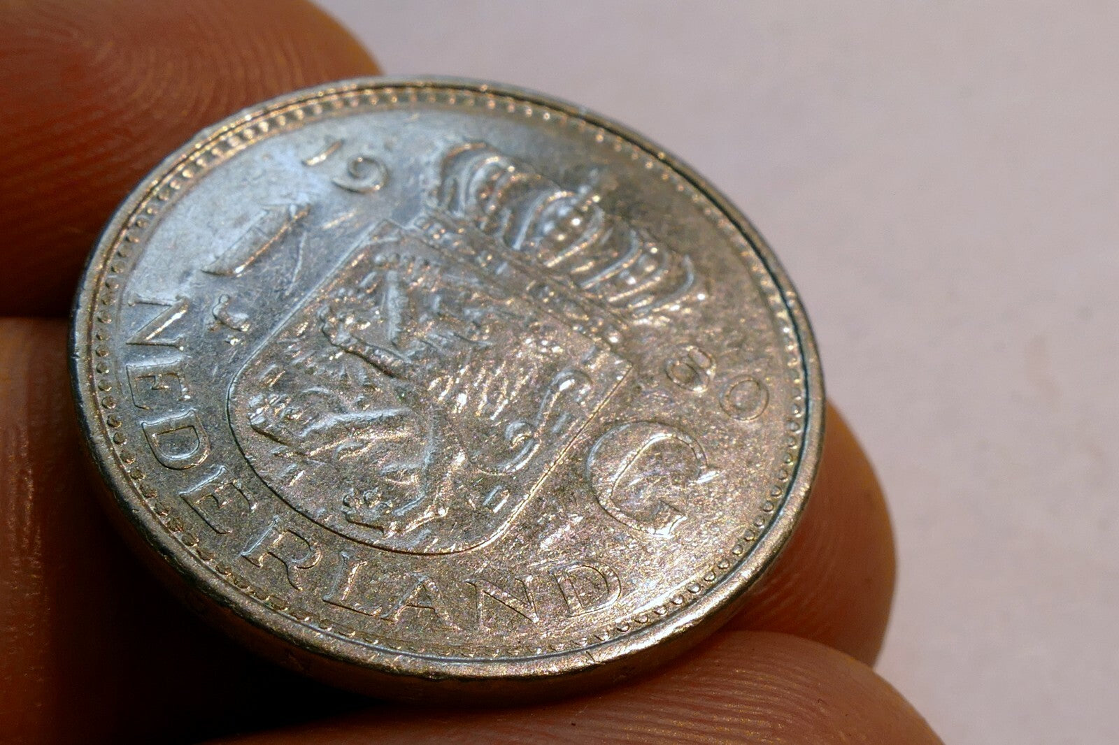 1980 Nederland coin Juliana Koningin 1 G