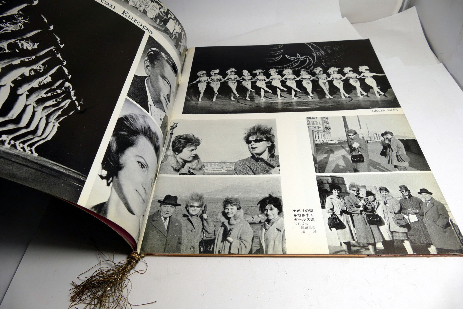 Mikado Theatre Restaurant Souvenir Program Cherry Lane Show Tokyo 1962 Paris