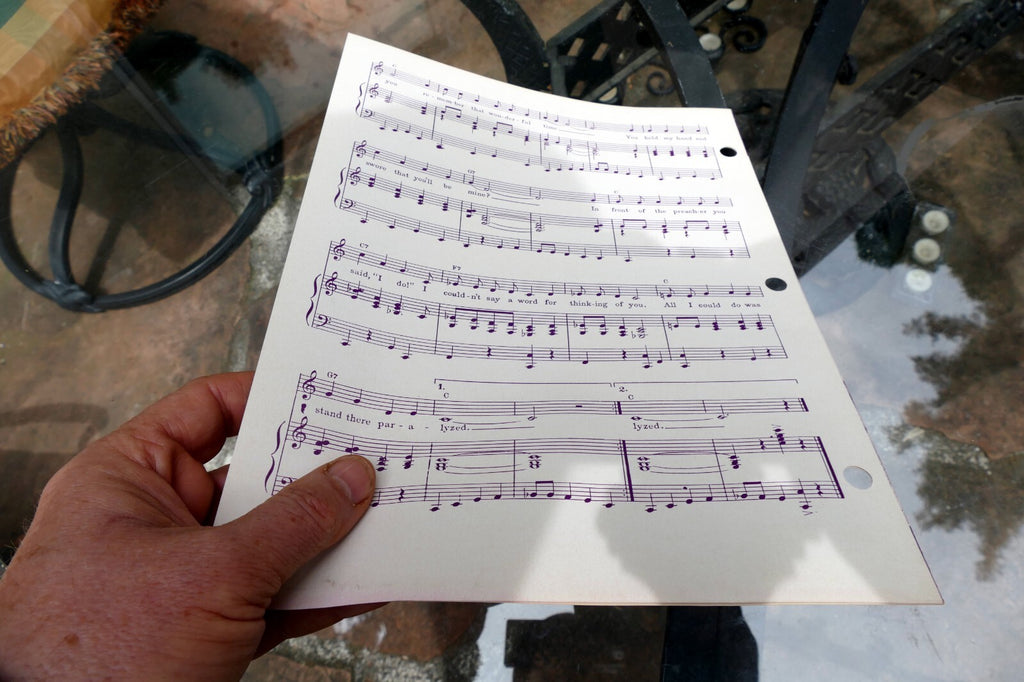 Paralyzed  Elvis Presley by Otis Blackwell 1956 Sheet Music