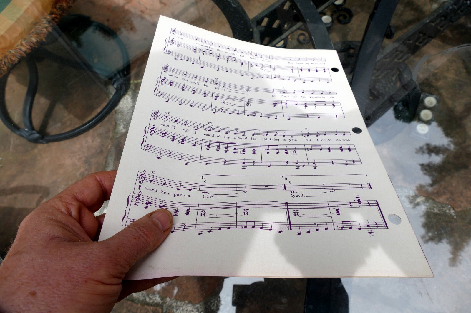 Paralyzed  Elvis Presley by Otis Blackwell 1956 Sheet Music