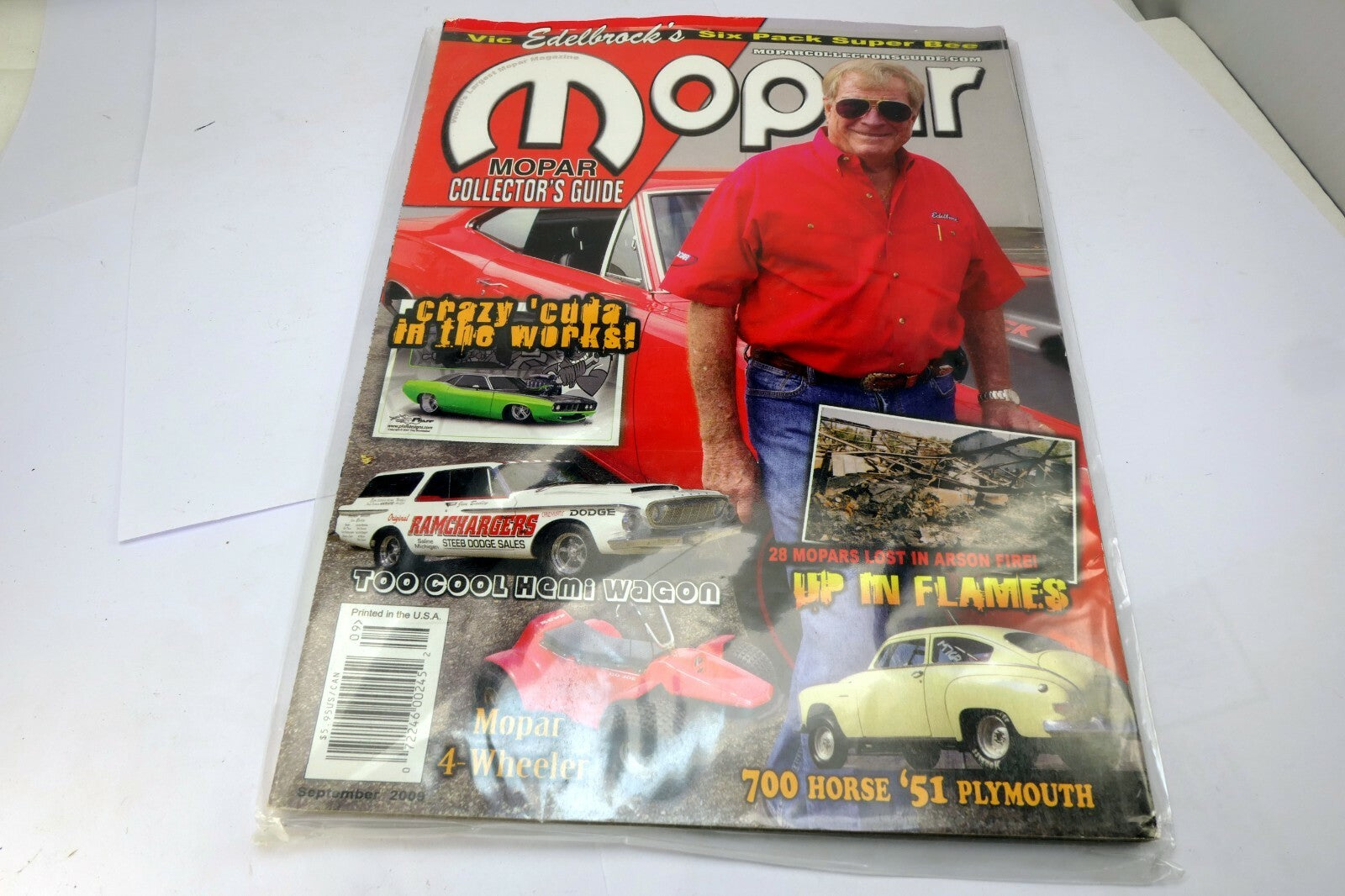 Mopar Collectors Guide Vol 22 No 6 Magazine 2009 Six Pack Super Bee '51 Plymouth