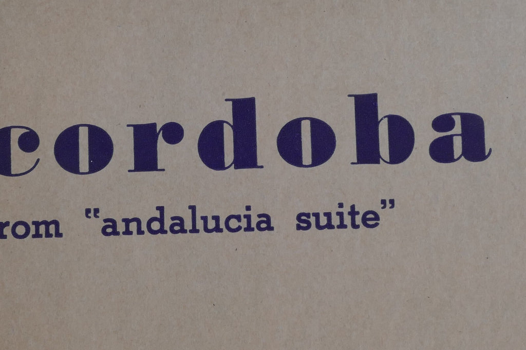 Ernesto lecuona cordoba from andalucia suite sheet music 1932