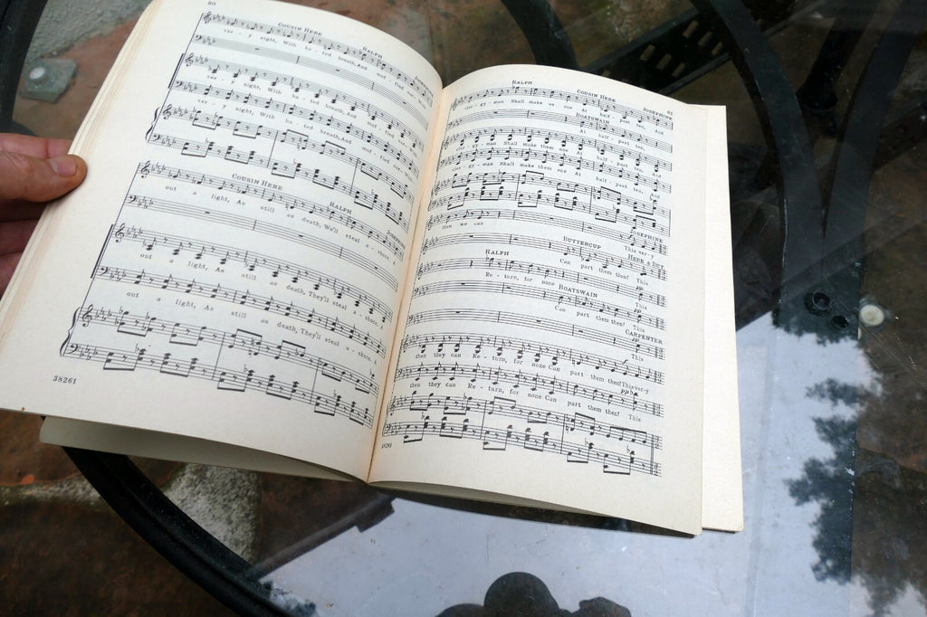 HMS Pinafore Lass That Loved Sailor Piano Sheet Music Book Arthur Sullivan 1623