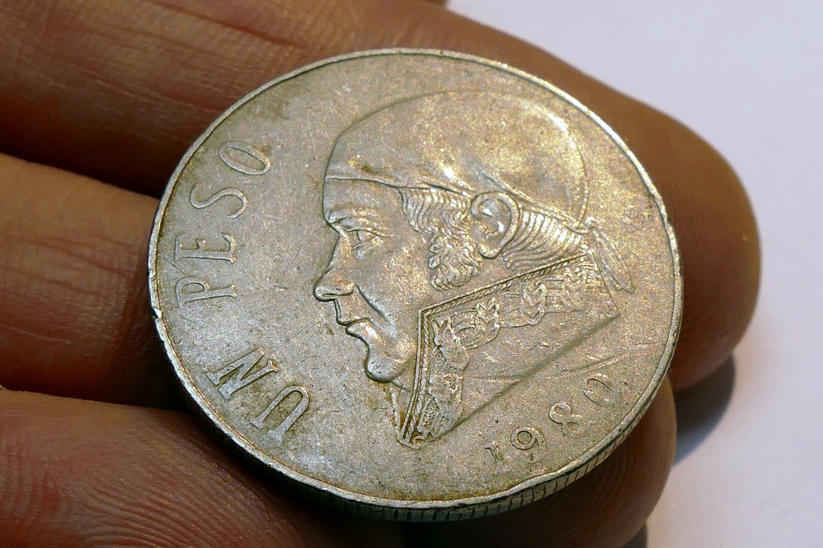 MEXICO 1980 UN PESO coin